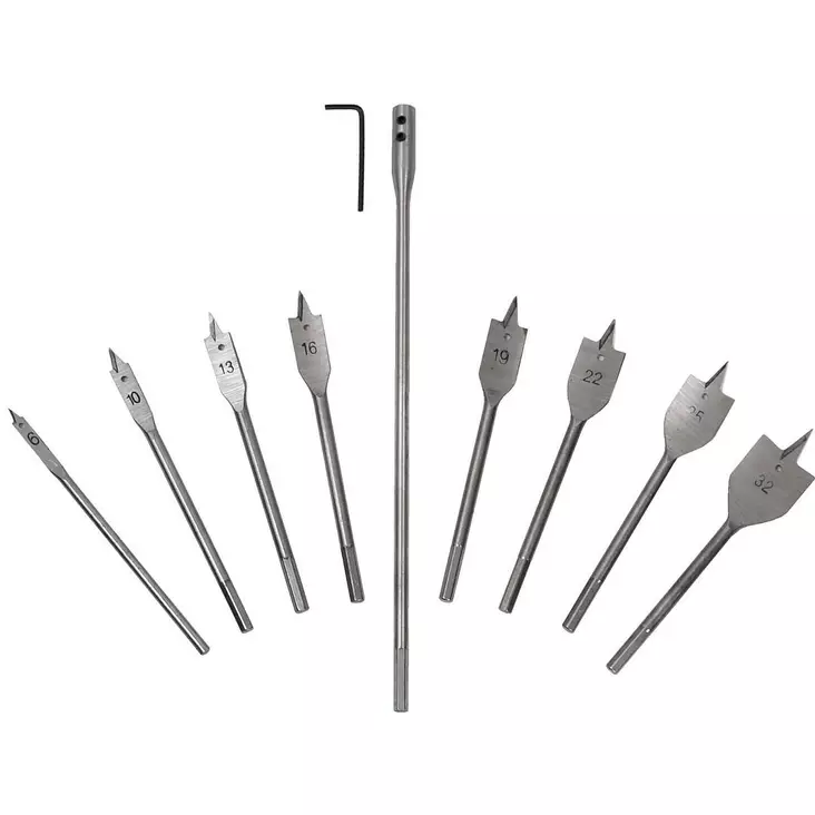 Finbullet Puuporasarja 6-32 mm 300 mm jatkopala - Puuporanterät - 6430017709018 - 1