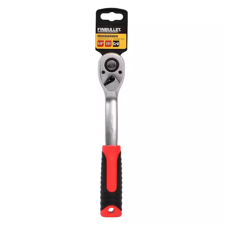 Finbullet Räikkäväännin 1/2" 72t crv - Räikkävääntimet - 6430017709568 - 1