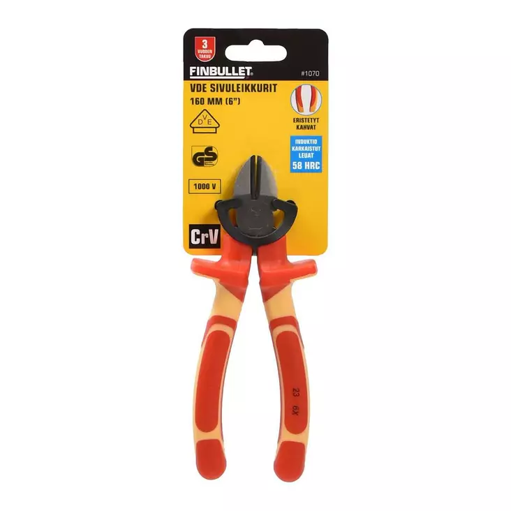 Finbullet Sivuleikkuri 6" 1000V VDE - Sivuleikkurit - 6430017707908 - 1