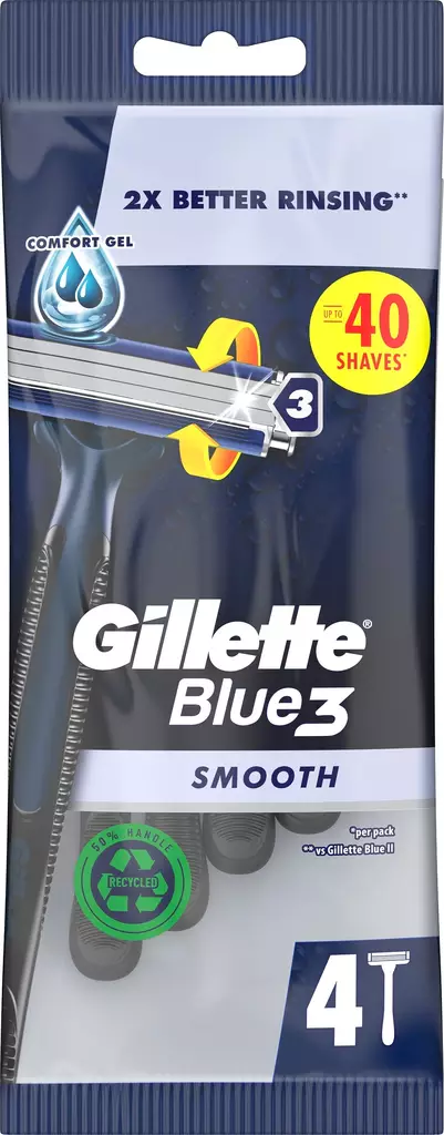 GILLETTE BLUE 3 PARTAHÖYLÄ - Hiustenhoito ja hiuskoristeet - 7702018477418 - 1