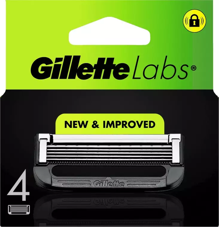 Gillette Labs Blade 4kpl terä - Partahöylät ja -terät - 7702018605378 - 1