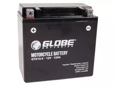 Globe Akku GEL 12V 14Ah GTX14-4 +/- - Pienkone akut - 6438255985058 - 1