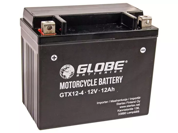 Globel Akku GEL 12V 12Ah GTX12-4 +/- - Pienkone akut - 6438255985188 - 1