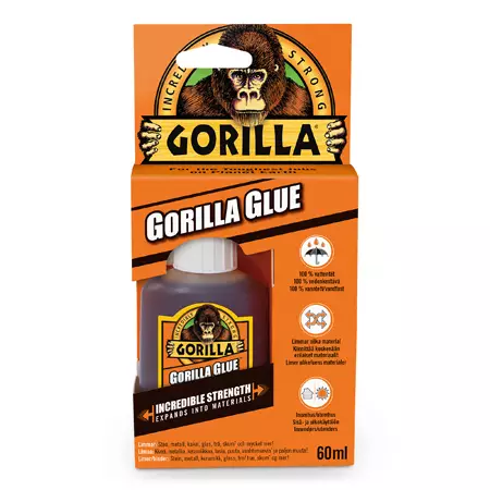 Gorilla Glue Polyuretaaniliima 60 ml - Puuliimat - 5704947004248 - 1