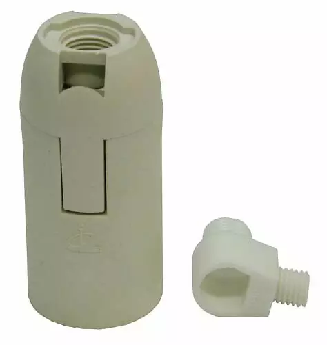 Harju lampunpidin E14 valkoinen - Valaisintarvikkeet - 6438140944108 - 1