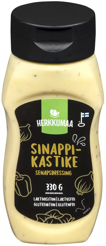 HERKKUMAA SINAPPINEN HERKKUKASTIKE - Kissan hiekat - 6410840036598 - 1