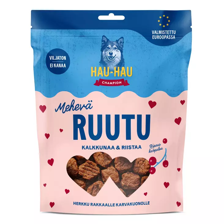 HHC Mehevä Ruutu Kalkkuna & Riista 400g - Koiran herkut - 6438554009448 - 1