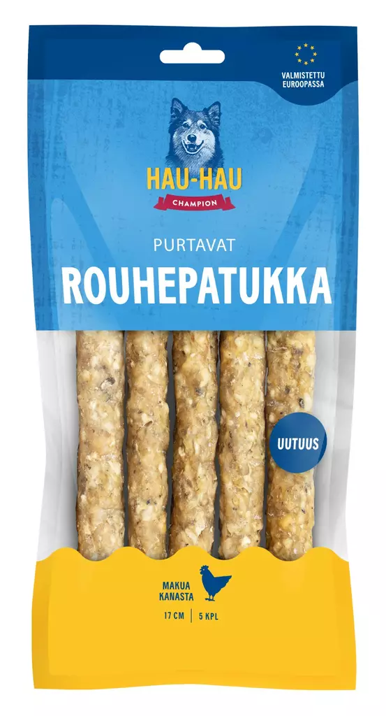 HHC Purtavat Rouhepatukka kana 17cm 5kpl - Koiran luut - 6438554009608 - 1