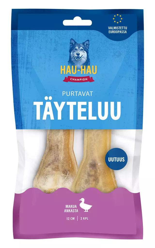 HHC Täyteluu ankka 12cm 110g - Koiran luut - 6430076894618 - 1