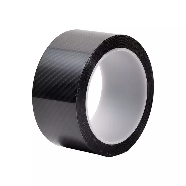 Hiilikuitukuvioitu vinyyliteippi 50 mm x 5 m musta - Rakennusliimat - 6438152023228 - 1