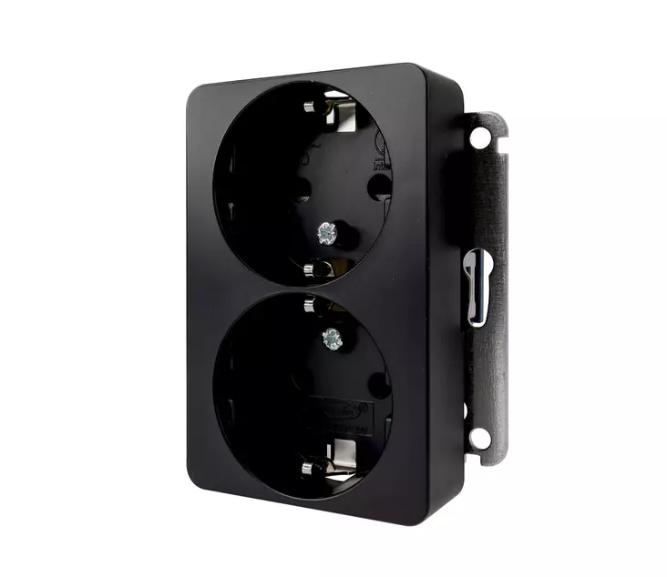 Hiili pistorasia 2-os uppo keskiölevyllä - Pistorasiat - 6438140197108 - 1