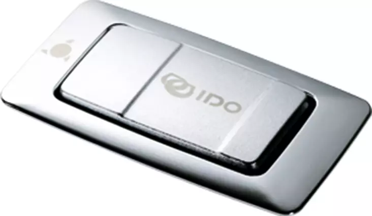 Ido 2-t painike kromi - Viemäröintitarvikkeet - 6416129362518 - 1