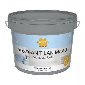 Ilves Kostean tilan maali Valkoinen 2,7L - Seinämaalit - 6430026950098 - 1