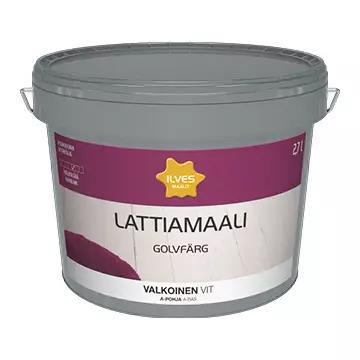 Ilves Lattiamaali Valkoinen 2,7L - Lattiamaalit - 6430026951378 - 1