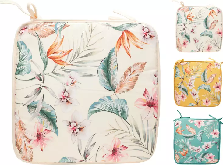 Istuintyyny kukkakuosi 38cm - Koristetyynyt ja sohvanpäälliset - 8721037875028 - 1