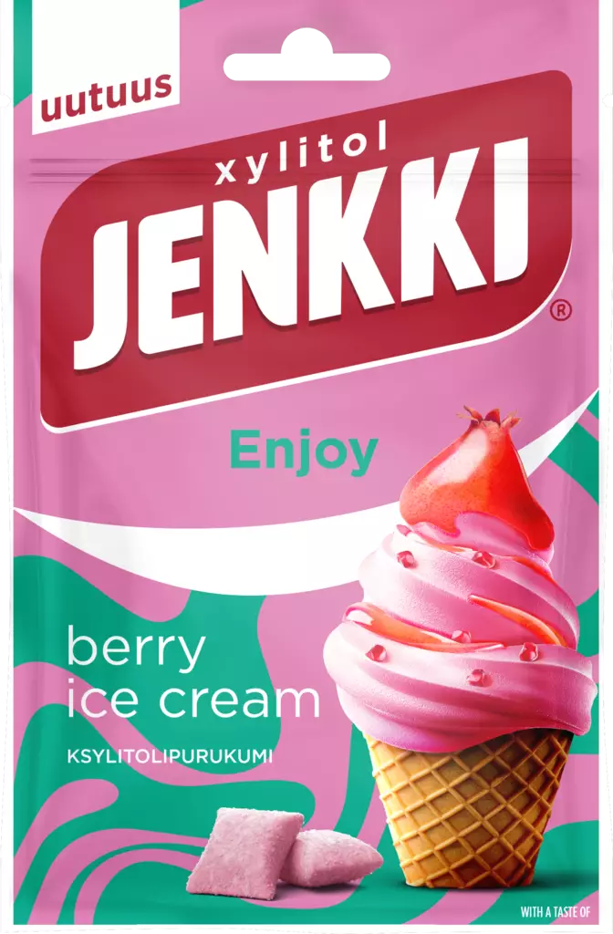 Jenkki Enjoy berry ice cream 35g - Purukumit - 6420256911938 - 1