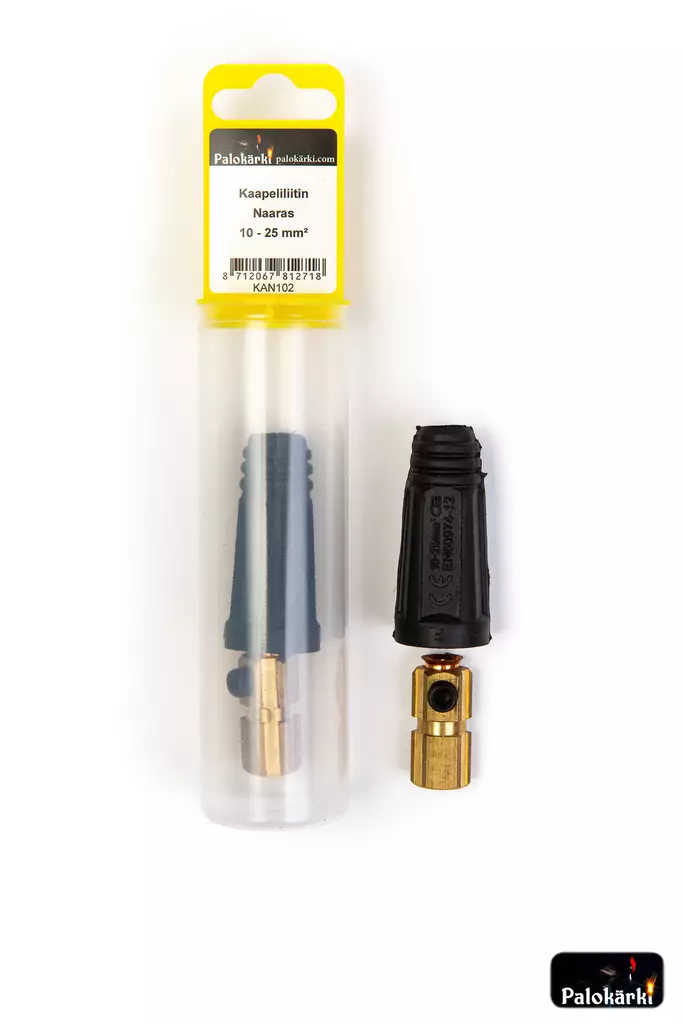 Kaapeliliitin naaras 10 - 25 mm2 - Hitsaustarvikkeet ja työkalut - 8712067812718 - 1