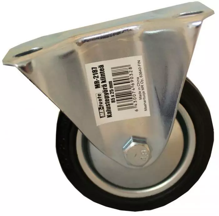 Kalustepyörä kiinteä 85x25mm - Huonekalupyörät - 6430074690328 - 1