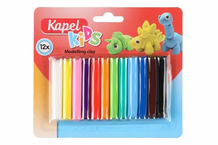 Kapel muovailuvaha 12tankoa - Muut askartelutarvikkeet - 6410416435398 - 1