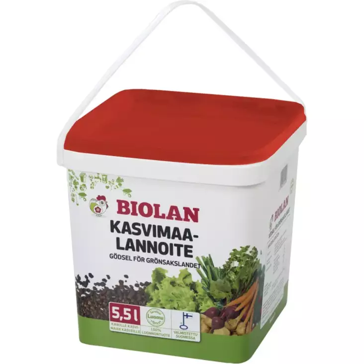 Kasvimaalannoite 5,5 l - Puutarhalannoitteet - 6411961054508 - 1