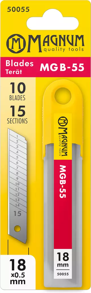 Katkoterät 10 kpl MGB-55 - Katkoteräveitset ja terät - 6418868500558 - 1