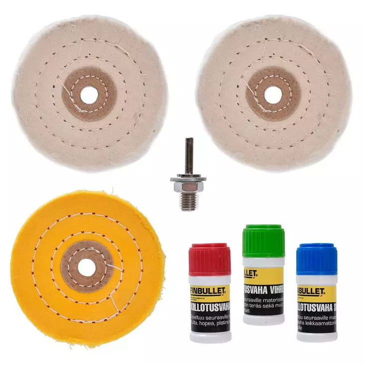 Finbullet Kiillotussarja - Kiillotustyökalut - 6438152012758 - 1