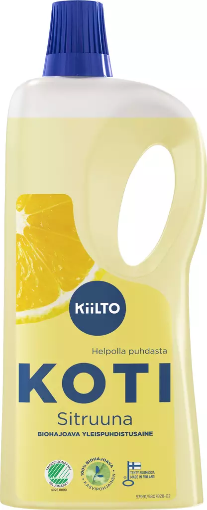 Kiilto Koti Puhdistusaine sitruuna 1l - Yleispuhdistusaineet - 6417964579918 - 1