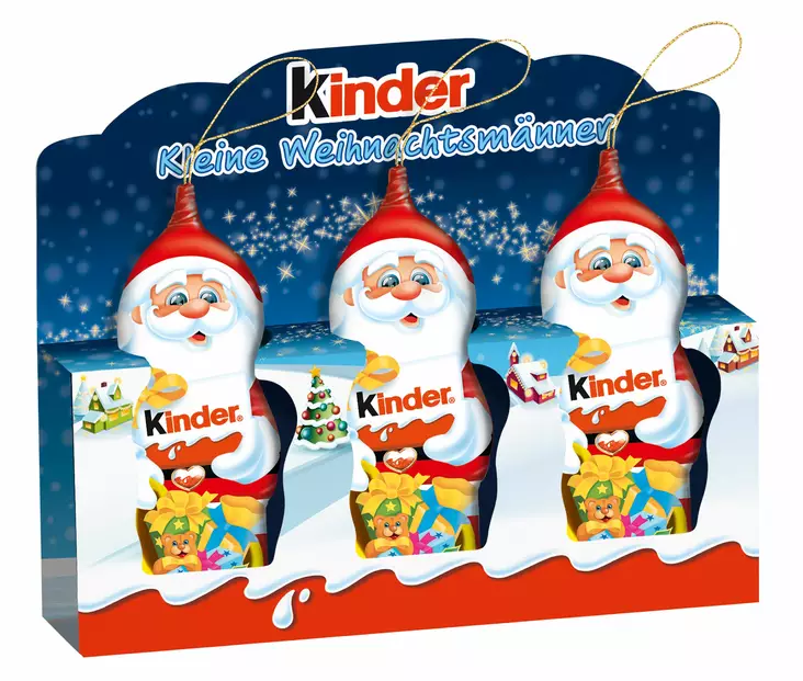 Kinder minijoulupukit 3kpl 45g - Joulumakeiset - 4008400511528 - 1