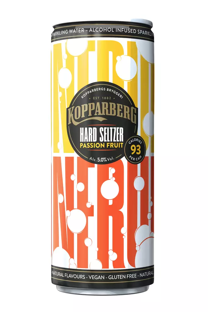 KOPPARBERG HARD SELTZER PASSIONFRUIT 5% - Kissat - 7393714646408 - 1