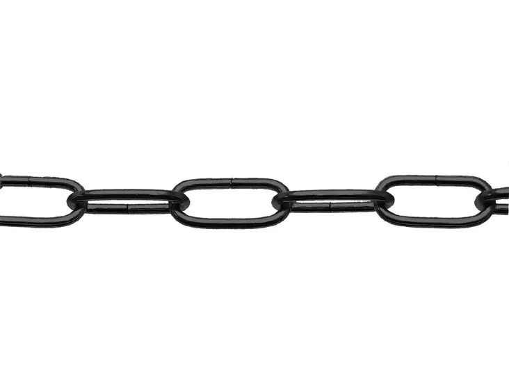 Koristeketju L30 musta 2m - Rautalangat, vaijerit ja ketjut - 6414676010418 - 1