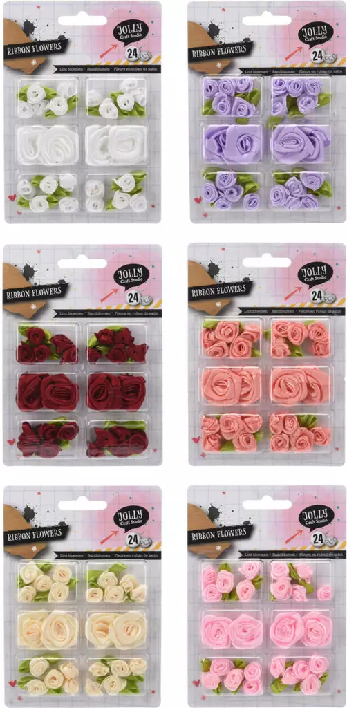 Koristeruusu lajitelma ommeltava - Leivontatarvikkeet - 8720573648448 - 1