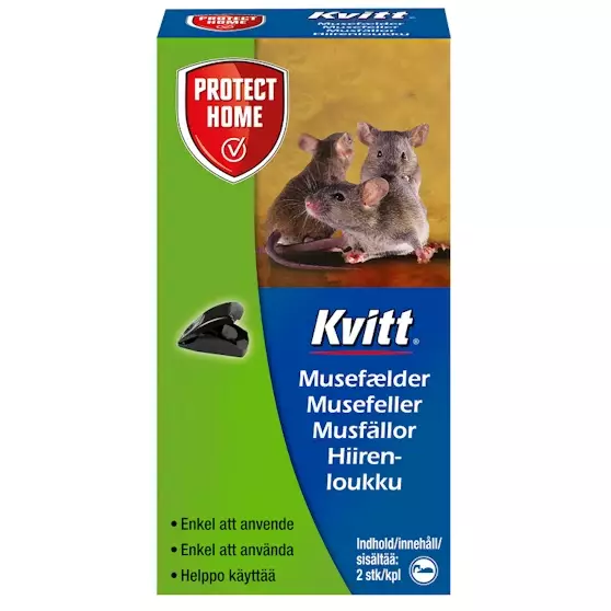 Kvitt hiiranloukku 2kppl - Kodin tuholaiskarkoitteet - 5701363003398 - 1