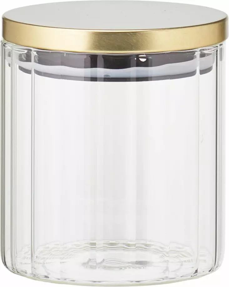 Lasipurkki kannella 650ml - Lasipullot ja -purkit - 8721037537568 - 1