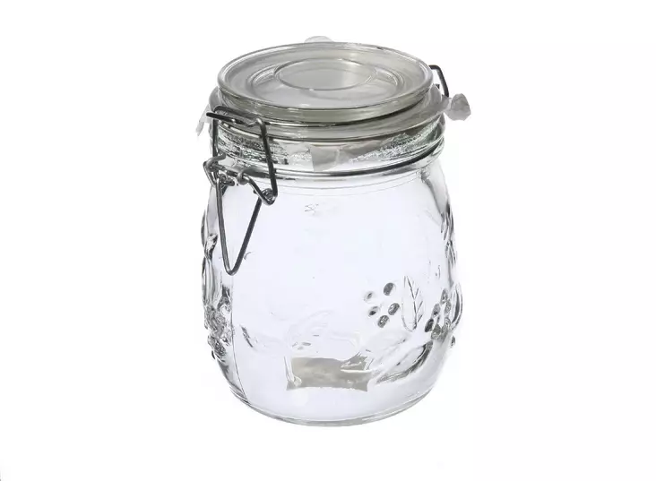 Lasipurkki patenttikansi 0,75 L - Lasipullot ja -purkit - 6410411121838 - 2