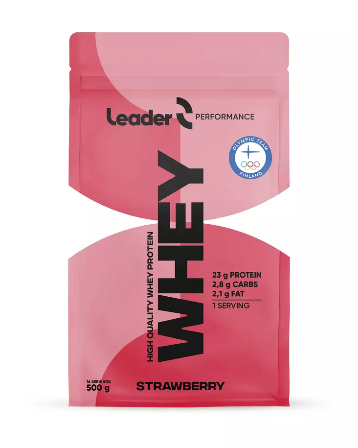 Leader Performance Whey heraproteiinijau - Urheiluravinteet ja -valmisteet - 6430067846718 - 1
