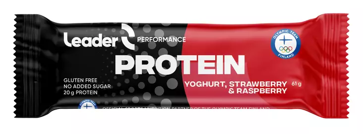 Leader protein yog/strawb/raspberry - Urheiluravinteet ja -valmisteet - 6430080441778 - 1