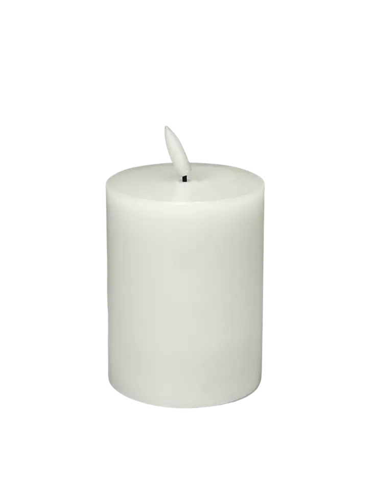 Led 3D vahakynttilä liekillä 10cm - Led-kynttilät - 6438159292108 - 1