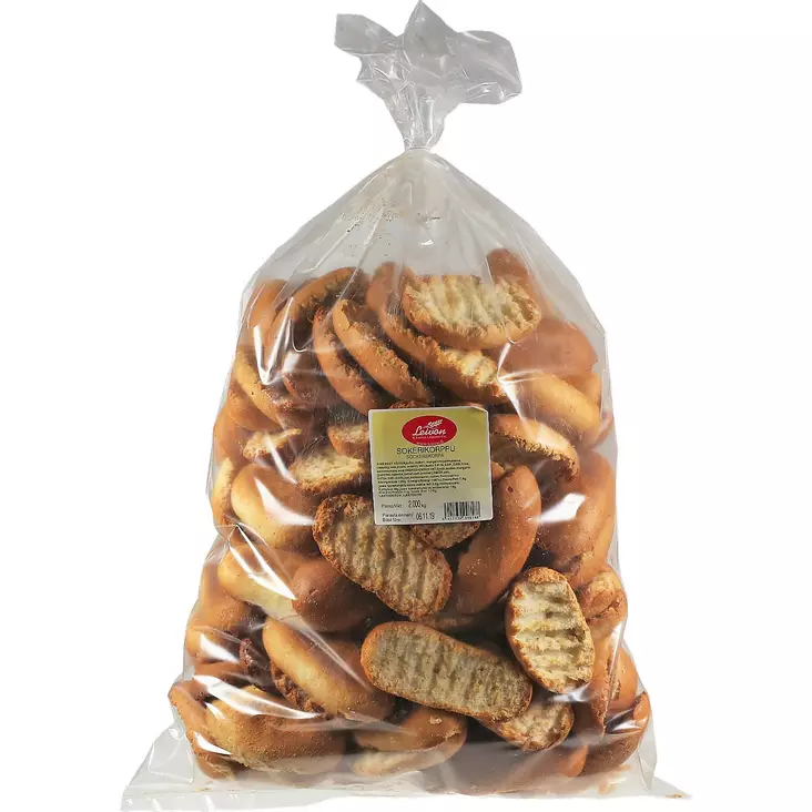 Leivon 2kg revitty sokerikorppu - Kuivaleivät ja korput - 6411739998188 - 1