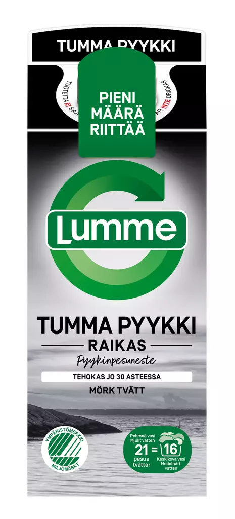 Lumme Tumma Pyykki Raikas pyykinpesuneste 750ml - Pyykinpesu- ja huuhteluaineet - 7046110322178 - 1