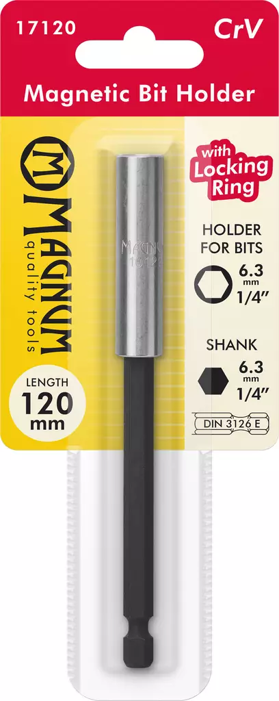 Magneettipidin Bits 1/4" 120mm - Ruuvauskärjet - 6418868171208 - 1