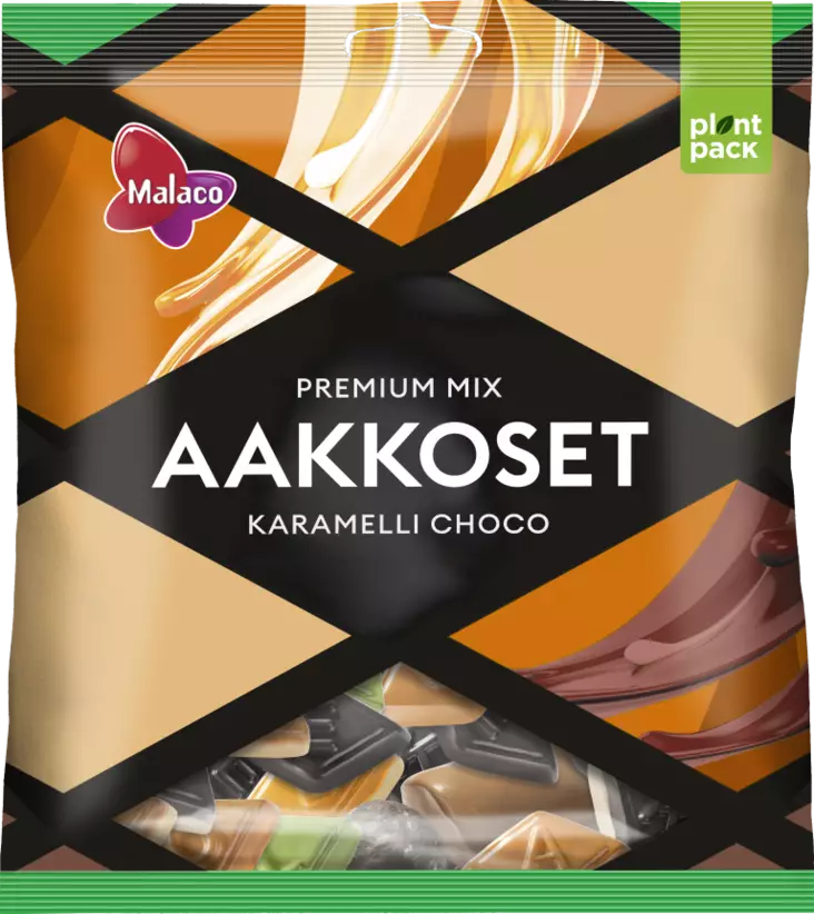 Malaco Aakkoset karamelli choco 290 g - Karkit - 6420256016268 - 1