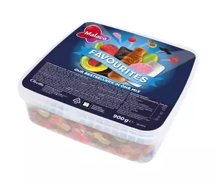 Malaco Favourites 900g - Makeiset - 7330869146698 - 1