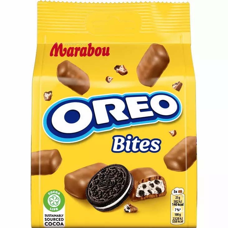 Marabou Oreo bites 140g - Suklaat - 7622210871978 - 1