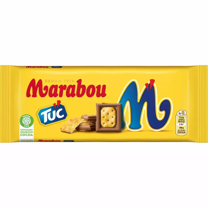 Marabou salty crackers 87g - Suklaat - 7622210294128 - 1