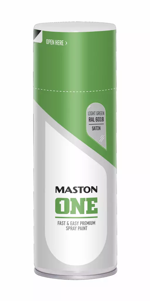 Maston spraymaali ONE 400ml RAL6018 vihreä - Spraymaalit - 6412490023058 - 2