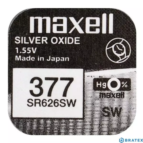 Maxell lithiumparisto SR626SW 1kpl /377 - Nappiparistot - 4902580132248 - 1