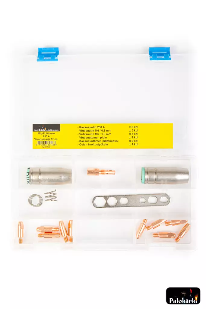 Mig-poltimen 250 A varaosasarja 17-os. - Hitsaustarvikkeet ja työkalut - 8712067821468 - 1
