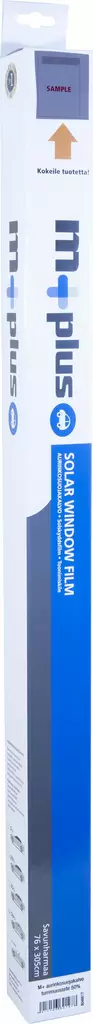 M+ ikkunakalvo 76x305cm 50% savu - Muut autotarvikkeet - 6417196621478 - 1