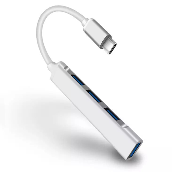 Mobia hub usb-c --> 4 x usb - Puhelintarvikkeet ja laturit - 6430076521798 - 1