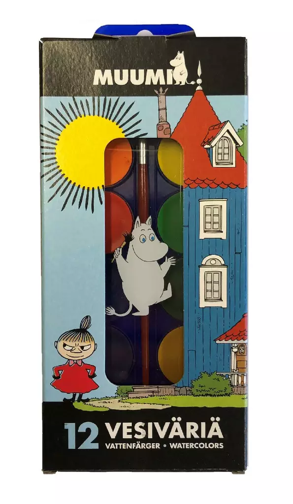 Muumi Vesivärit 12 kpl - Vesivärit - 6417749191038 - 1